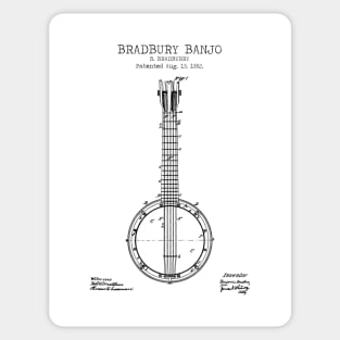 BANJO patent Sticker